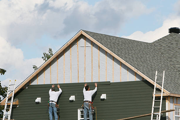 Professional Siding Replacement technician working in Tiro, OH